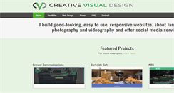 Desktop Screenshot of creativevisualdesign.com